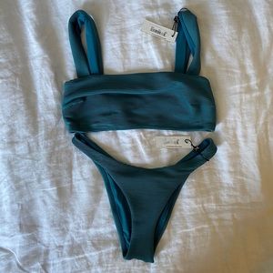NWT Vitamin A Jade EcoRib Bikini